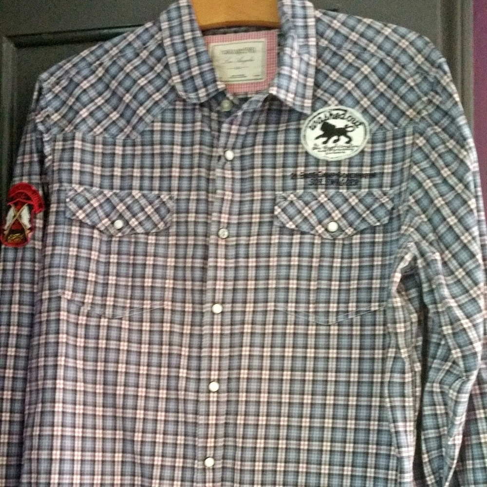 heritage1981 Long Sleeve Plaid Shirt Sz L